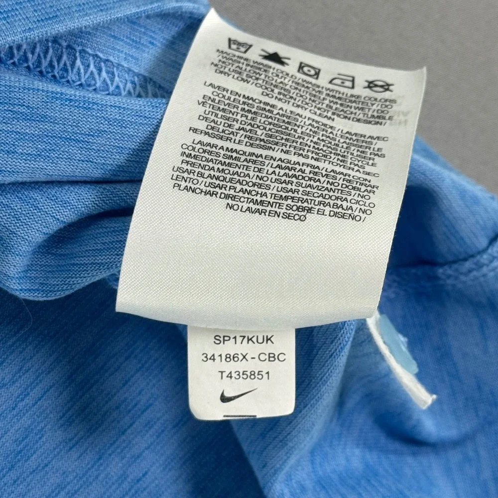 Nike Chicago Cubs Cooperstown Collection Polo Shirt Mens XL Light Blue 34186X